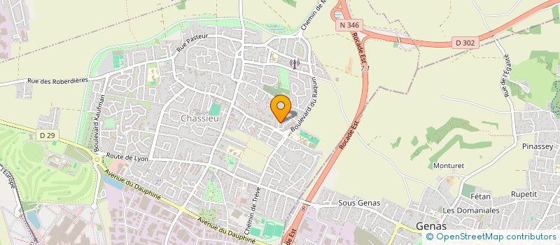 localisation de l'entreprise MONSIEUR MAHDI KHALDI  CHASSIEU