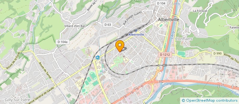 localisation de l'entreprise MONSIEUR MAHDI KHENOUCHE  ALBERTVILLE