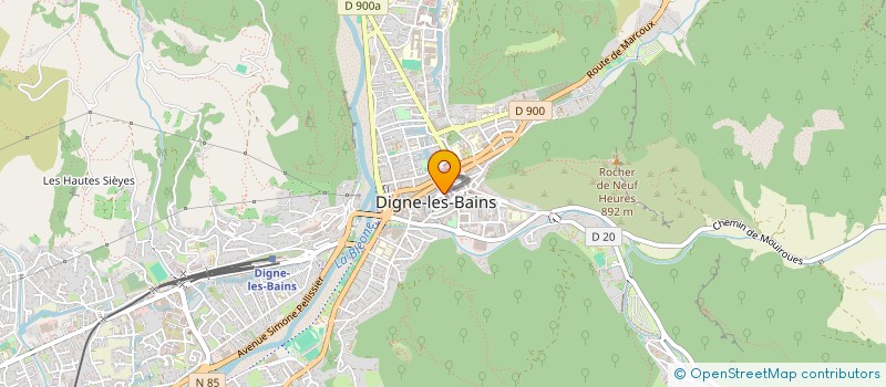 localisation de l'entreprise MONSIEUR MAHDI KLOUCHE à DIGNE-LES-BAINS