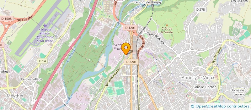 localisation de l'entreprise MONSIEUR MAHDI LECOMPTE  ANNECY