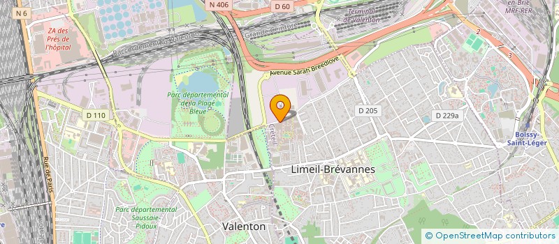 localisation de l'entreprise MONSIEUR MAHDI MAGASSA  LIMEIL-BREVANNES