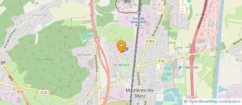 localisation de l'entreprise MONSIEUR MAHDI MAOUCHE  MAIZIERES-LES-METZ