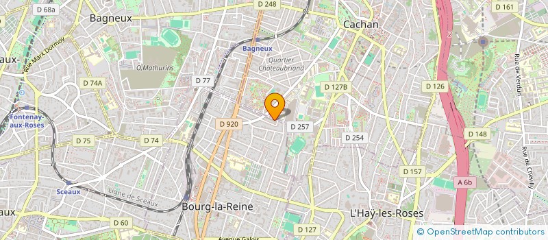 localisation de l'entreprise MONSIEUR MAHDI MOUALEK à BOURG-LA-REINE