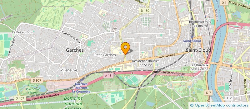 localisation de l'entreprise MONSIEUR MAHDI MOUKHIKA  SAINT-CLOUD