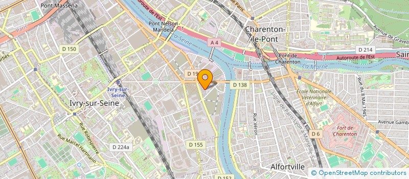 localisation de l'entreprise MONSIEUR MAHDI OUALLAL  IVRY-SUR-SEINE