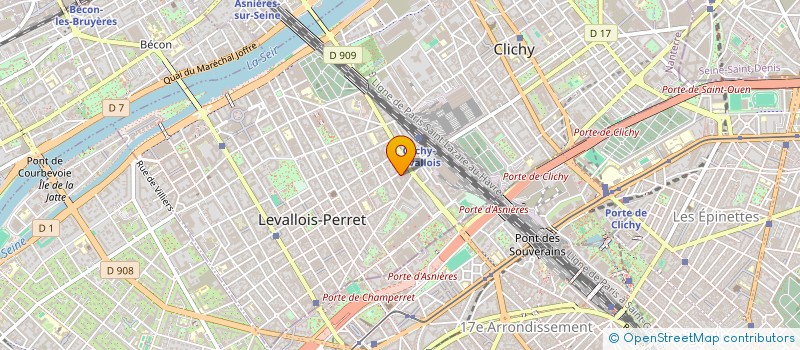 localisation de l'entreprise MONSIEUR MAHDI RABHI à LEVALLOIS-PERRET