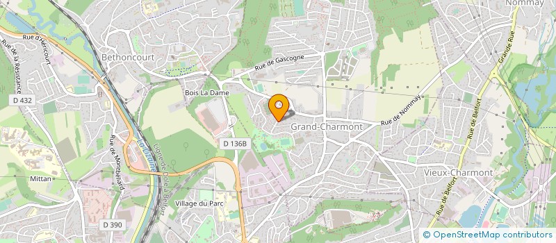 localisation de l'entreprise MONSIEUR MAHDI SELLOUM  GRAND-CHARMONT