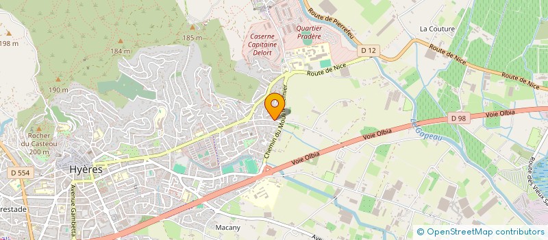 localisation de l'entreprise MONSIEUR MAHDI TALEB  HYERES