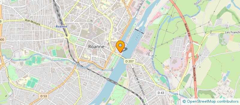 localisation de l'entreprise MONSIEUR MAHDI THAMRI  ROANNE