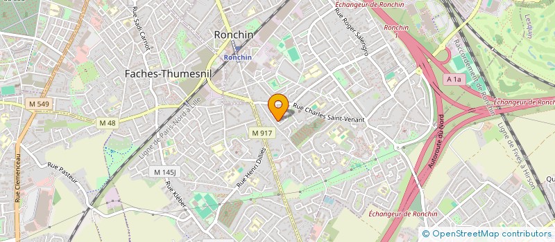 localisation de l'entreprise MONSIEUR MAHDI YAHIA CHERIF  RONCHIN