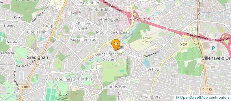 localisation de l'entreprise MONSIEUR MAHDI YOSUFI  GRADIGNAN