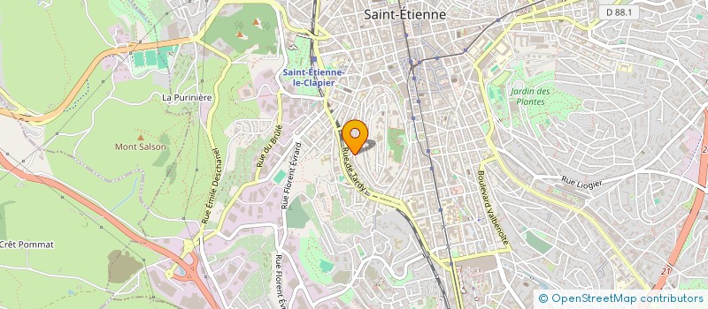 localisation de l'entreprise MONSIEUR MAHDI ZEDIOUI  SAINT-ETIENNE