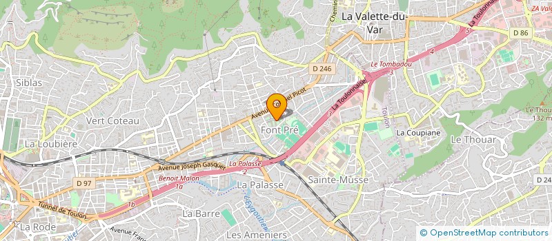 localisation de l'entreprise MONSIEUR MAHDI ZOGHLAMI  TOULON