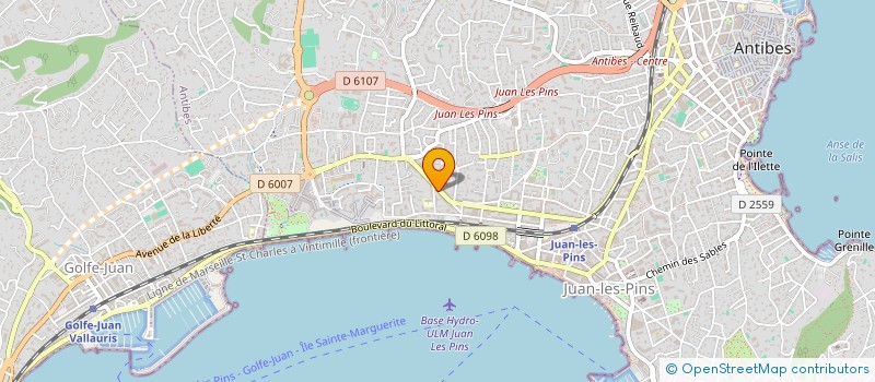 localisation de l'entreprise MONSIEUR MAHDI ZOUCH à ANTIBES