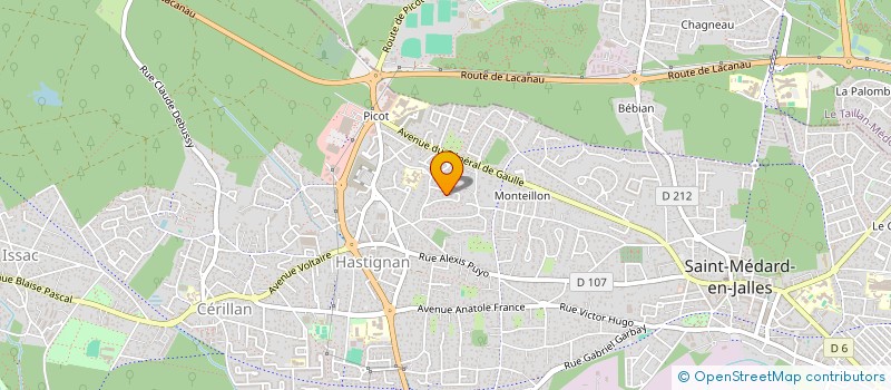 localisation de l'entreprise MONSIEUR MAHDY BOUALLAGUI  SAINT-AUBIN-DE-MEDOC