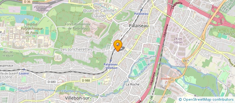 localisation de l'entreprise MONSIEUR MAHDY ROUIBI  PALAISEAU