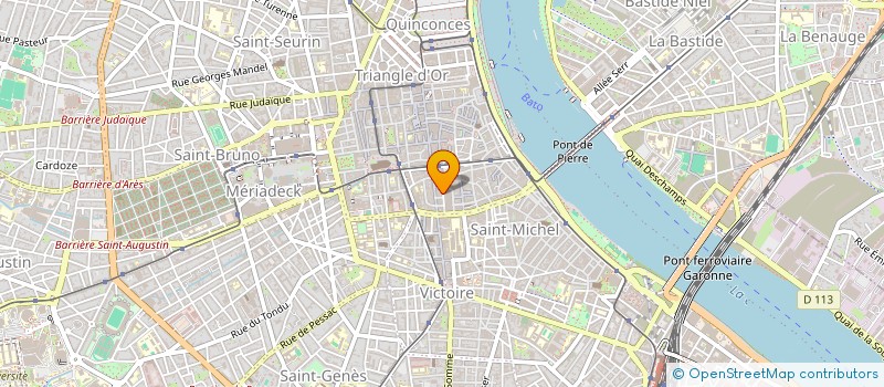 localisation de l'entreprise MONSIEUR MAHE BEAUD  BORDEAUX