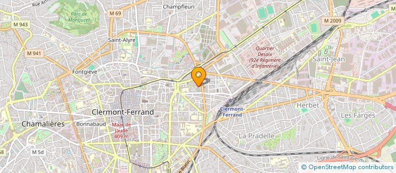 localisation de l'entreprise MONSIEUR MAHE EYROA  CLERMONT-FERRAND