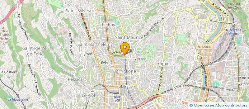 localisation de l'entreprise MONSIEUR MAHE OULA à NICE