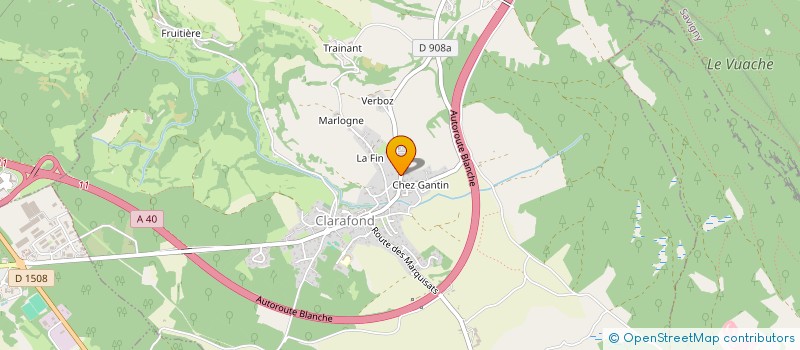 localisation de l'entreprise MONSIEUR MAHE REY  CLARAFOND-ARCINE