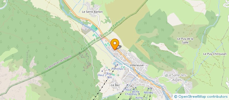 localisation de l'entreprise MONSIEUR MAHE TURC  LA SALLE-LES-ALPES