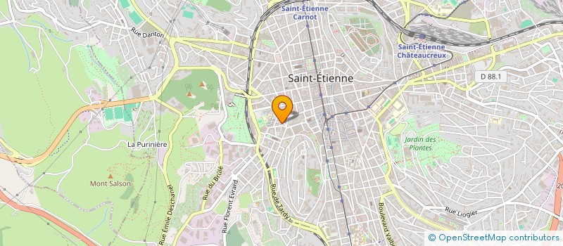 localisation de l'entreprise MONSIEUR MAHEDINE HEDIA  SAINT-ETIENNE