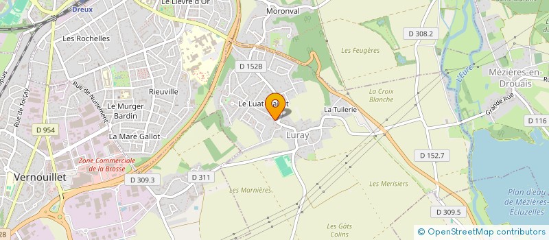 localisation de l'entreprise MONSIEUR MAHEDINE NEGGAZ à LURAY