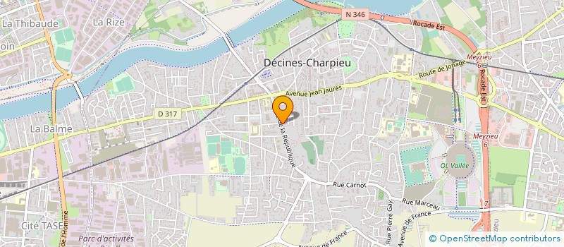 localisation de l'entreprise MONSIEUR MAHEL ALAOUI  DECINES-CHARPIEU