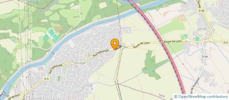 localisation de l'entreprise MONSIEUR MAHEL AZRAINE  JONAGE