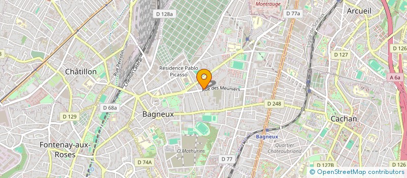 localisation de l'entreprise MONSIEUR MAHENDRAKUMAR PATEL à BAGNEUX