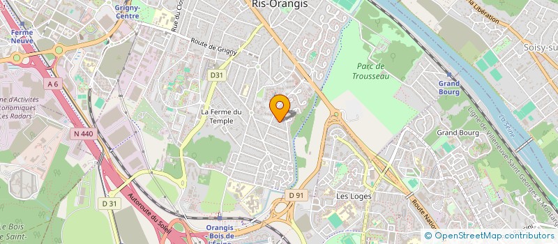 localisation de l'entreprise MONSIEUR MAHENINTSOA RAKOTOSON à RIS-ORANGIS