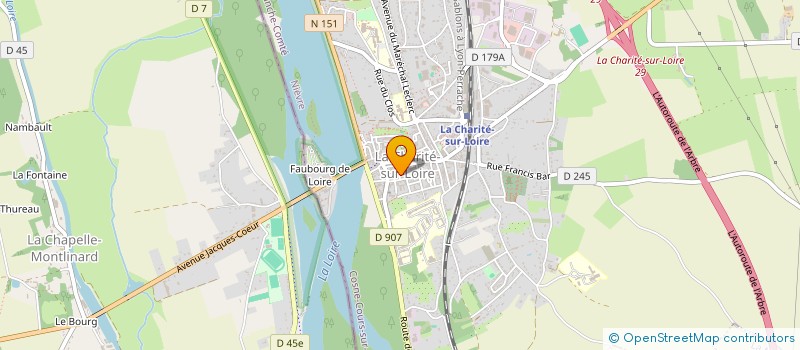 localisation de l'entreprise MONSIEUR MAHENO GABA à LA CHARITE-SUR-LOIRE