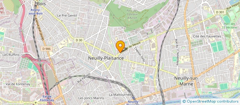 localisation de l'entreprise MONSIEUR MAHER AJAMANE à NEUILLY-PLAISANCE