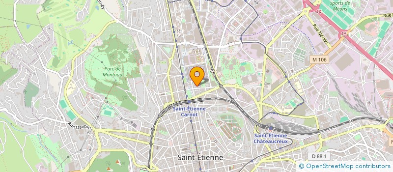 localisation de l'entreprise MONSIEUR MAHER AROUD  SAINT-ETIENNE