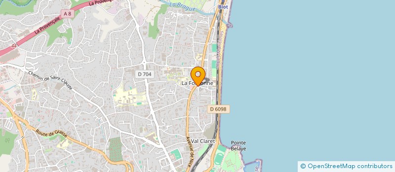 localisation de l'entreprise MONSIEUR MAHER AYEB à ANTIBES