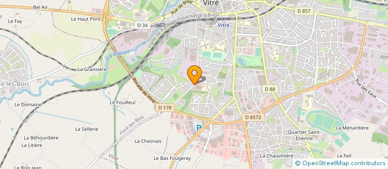 localisation de l'entreprise MONSIEUR MAHER AYOUB  VITRE