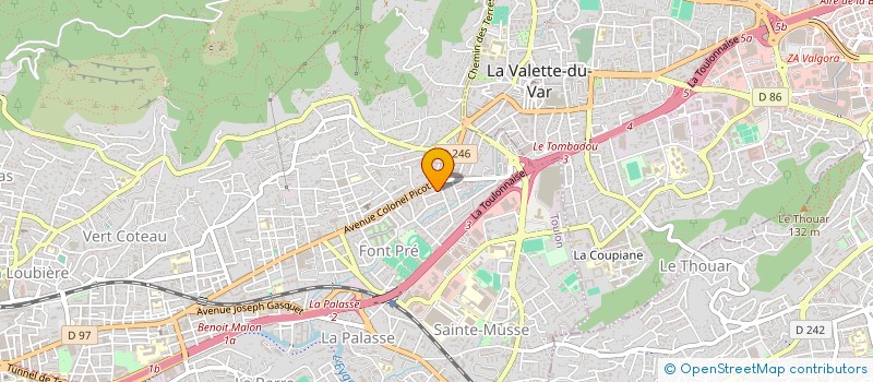 localisation de l'entreprise MONSIEUR MAHER BEN ABID  TOULON