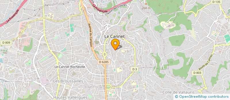 localisation de l'entreprise MONSIEUR MAHER BEN AHMED  LE CANNET