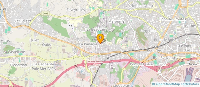 localisation de l'entreprise MONSIEUR MAHER BEN MOHAMED  TOULON