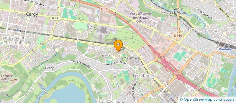 localisation de l'entreprise MONSIEUR MAHER BEN OMRANE à CERGY