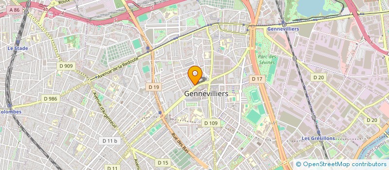 localisation de l'entreprise MONSIEUR MAHER BENSALAH à GENNEVILLIERS