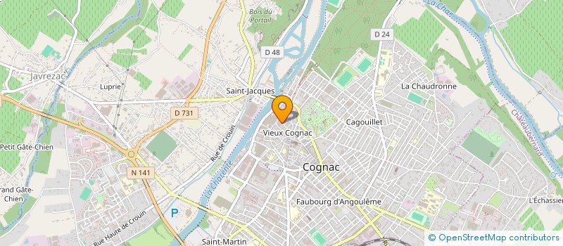 localisation de l'entreprise MONSIEUR MAHER EL HMISSI à COGNAC