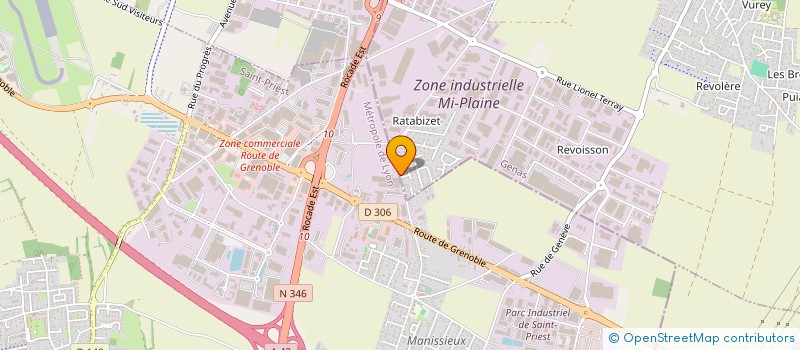 localisation de l'entreprise MONSIEUR MAHER GHARSALLI  GENAS