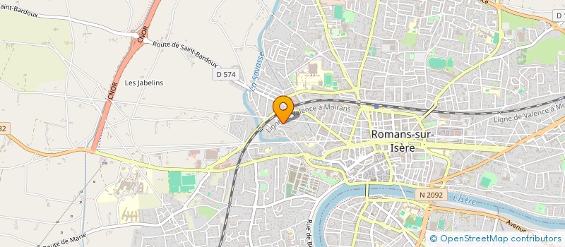 localisation de l'entreprise MONSIEUR MAHER HMIDI  ROMANS-SUR-ISERE