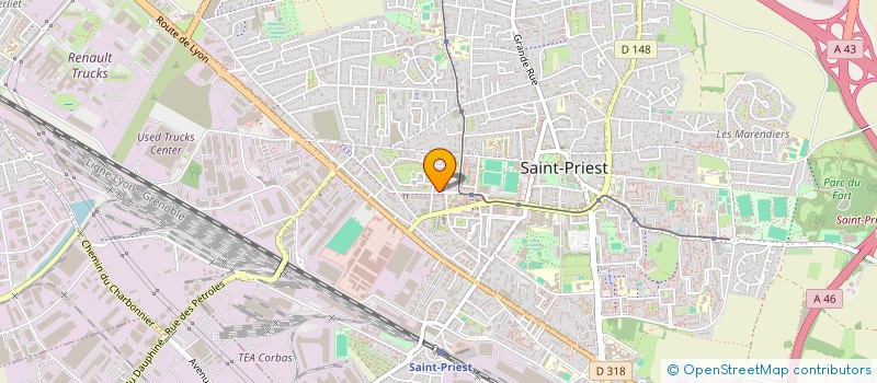 localisation de l'entreprise MONSIEUR MAHER KALAI  SAINT-PRIEST