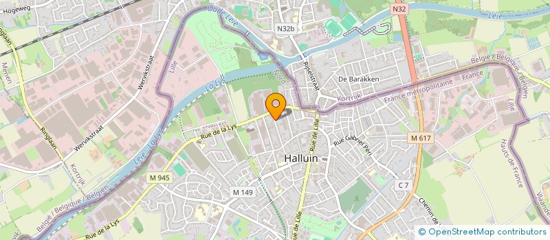 localisation de l'entreprise MONSIEUR MAHER LOUD  HALLUIN