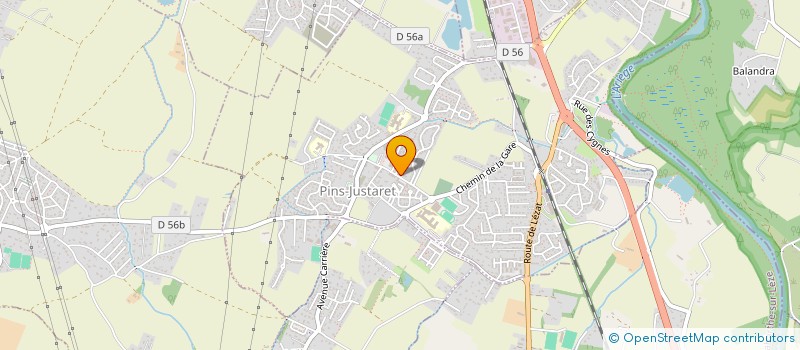 localisation de l'entreprise MONSIEUR MAHER M'HAMDI  PINS-JUSTARET