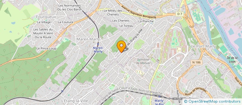 localisation de l'entreprise MONSIEUR MAHER MAATOUK  MAREIL-MARLY