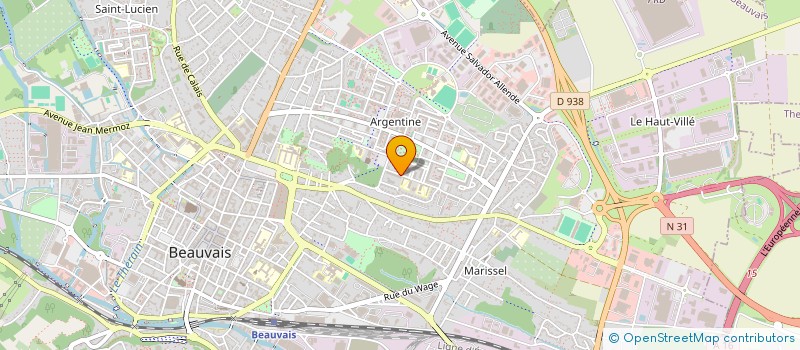 localisation de l'entreprise MONSIEUR MAHER MEHREZ  BEAUVAIS