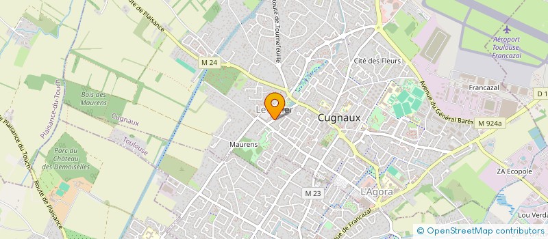 localisation de l'entreprise MONSIEUR MAHER MEKNI  CUGNAUX